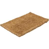 Indoor/Outdoor Coco Mat, Scraper, 1-3/4' x 2-3/4" x 1-3/8", Natural Fastek