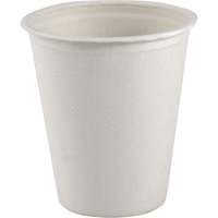Single Wall Compostable Hot Drink Cup, Paper, 8 oz., White Fastek