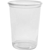 Contenant &agrave; charcuterie transparent sans couvercle Magik 32 oz, Plastique, Ronde Fastek