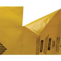 Doublures pour d&eacute;chets dangereux, Amiante, 40" lo x 35" la, 3 mils Fastek
