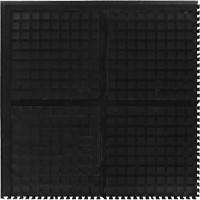 Hog Heaven III Comfort Modular Centre Tile, Corrugated, 3' x 3' x 3/4", Black, Nitrile Fastek