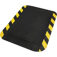 Hog Heaven Mat, Diamond, 2' x 3' x 5/8", Black/Yellow, Nitrile Fastek
