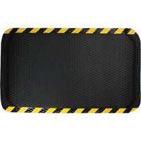 Hog Heaven Mat, Diamond, 3' x 5' x 5/8", Black/Yellow, Nitrile Fastek