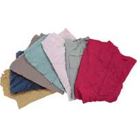 Recycled Material Wiping Rags, Fleece, Mix Colours, 10 lbs. JQ108 | Fastek