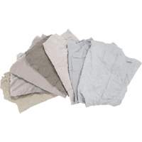 Recycled Material Wiping Rags, Cotton, White, 25 lbs. JQ111 | Fastek