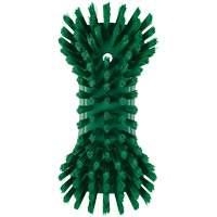 Hand Brush, Extra Stiff Bristles, 9-1/10" Long, Green Fastek