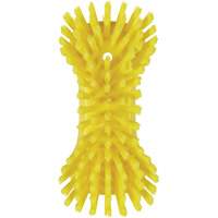 Hand Brush, Extra Stiff Bristles, 9-1/10" Long, Yellow JQ129 | Fastek