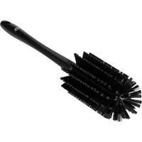 Medium Brush with Handle, Stiff Bristles, 17" Long, Black Fastek