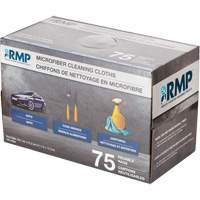 Chiffons lavables pour le nettoyage, Microfibre, Blanc Fastek