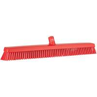 Balai-brosse robuste, Crins Fin/Ferme, 24", Rouge Fastek