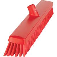 Balai-brosse robuste, Crins Fin/Ferme, 24", Rouge Fastek
