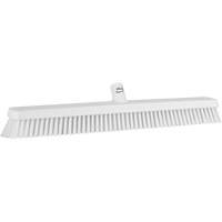 Balai-brosse robuste, Crins Fin/Ferme, 24", Blanc Fastek