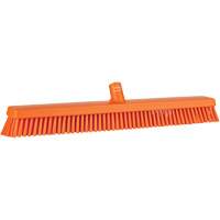 Balai-brosse robuste, Crins Fin/Ferme, 24", Orange Fastek