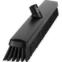Balai-brosse robuste, Crins Fin/Ferme, 24", Noir Fastek