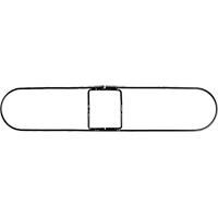 Clipper Dust Mop Frame, 36", Metal Fastek