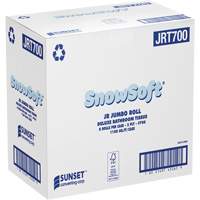 Snowsoft Deluxe Bathroom Tissue, Jumbo Roll, 2 Ply, White Fastek