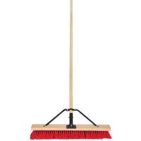 Balai-brosse &agrave; manche renforc&eacute;, 24", Moyen, Soies PVC Fastek