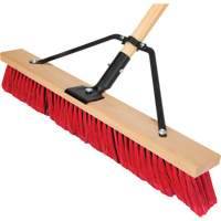 Balai-brosse &agrave; manche renforc&eacute;, 24", Moyen, Soies PVC Fastek