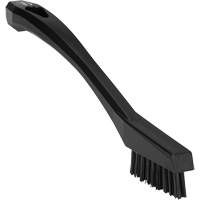 Brush, Extra Stiff Bristles, 8-1/10" Long, Black Fastek