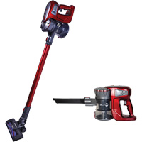 Rapid Red Cordless Stick Vacuum, Dry, 0.5 US Gal. (1.89 Litres) Fastek