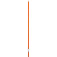 Handle, Broom/Brush/Dust Mop/Pad Holder/Scraper/Squeegee/Wet Mop, Orange, Telescopic, 62" - 109-2/5" L Fastek