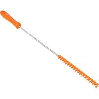 Tube Brush, Stiff Bristles, 19-7/10" Long, Orange Fastek