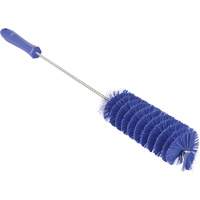 Tube Brush, Medium Bristles, 19-7/10" Long, Purple Fastek