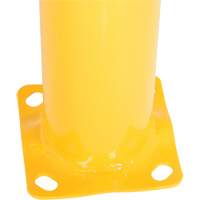 Bollard, Steel, 42" H x 5-1/2" W, Yellow Fastek