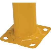 High Profile Machinery Guards, 4' W x 3.5' H, Yellow Fastek