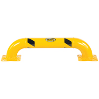 Low Profile Rack Guards, 3' W x 0.75' H, Yellow Fastek