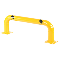 Low Profile Rack Guards, 4' W x 1.4' H, Yellow Fastek