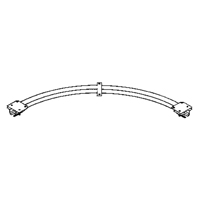 Ceiling Mounted 90° Curved Curtain Partition Track, 3' L KB007 | Fastek