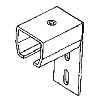 Curtain Partition Wall Mount End Connector KB010 | Fastek