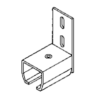 Curtain Partition Wall Mount End Connector KB011 | Fastek