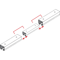 Curtain Partition Track Splicer KB029 | Fastek