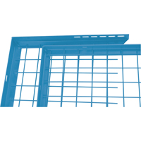 Wire Mesh Partition Components - Adjustable Filler Panels Fastek