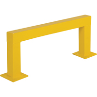 Safety Guards, 4' W x 1.5' H, Yellow Fastek