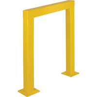 Safety Guards, 3' W x 3.5' H, Yellow Fastek