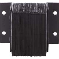 Butoirs de quai lamell&eacute;s, Horizontal, Caoutchouc, 12" la x 4" p x 10" h Fastek