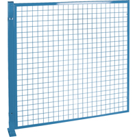 Perimeter Guards - Mesh Style, 4' H x 4' W, Blue Fastek