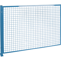 Perimeter Guards - Mesh Style, 4' H x 8' W, Blue Fastek
