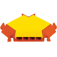 Protecteurs de c&acirc;bles &agrave; 4 canaux Linebacker pour usage g&eacute;n&eacute;ral, connecteur Y Fastek