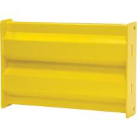 Industrial Safety Guard Rail, Steel, 19" L x 12" H, Safety Yellow Fastek