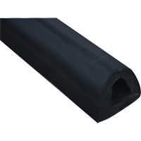 Extruded Rubber Bumper, Rubber, 4-1/8" W x 120" L x 3-7/8" D Fastek