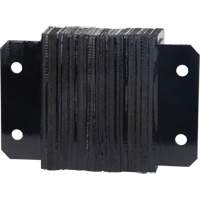 Butoirs de quai lamell&eacute;s, Horizontal, Caoutchouc, 12" la x 4" p x 10" h Fastek