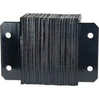 Butoirs de quai lamell&eacute;s, Horizontal, Caoutchouc, 12" la x 6" p x 10" h Fastek