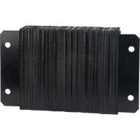 Butoirs de quai lamell&eacute;s, Horizontal, Caoutchouc, 18" la x 4" p x 12" h Fastek