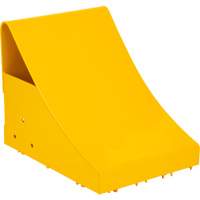 Ice Chocks, Steel, Yellow, 8-1/16" W x 10-5/8" D x 8-13/16" H Fastek