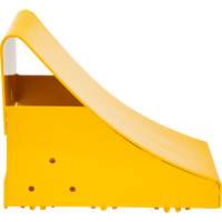Ice Chocks, Steel, Yellow, 8-1/16" W x 10-5/8" D x 8-13/16" H Fastek