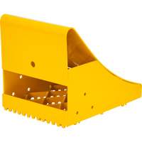 Ice Chocks, Steel, Yellow, 8-1/16" W x 10-5/8" D x 8-13/16" H Fastek